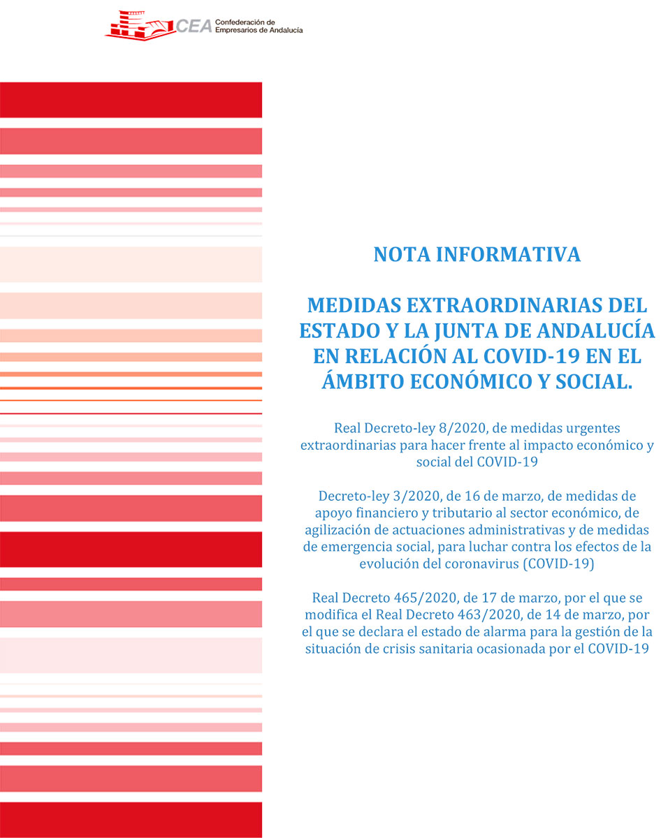 Nota Informativa Medidas Economico y Sociales