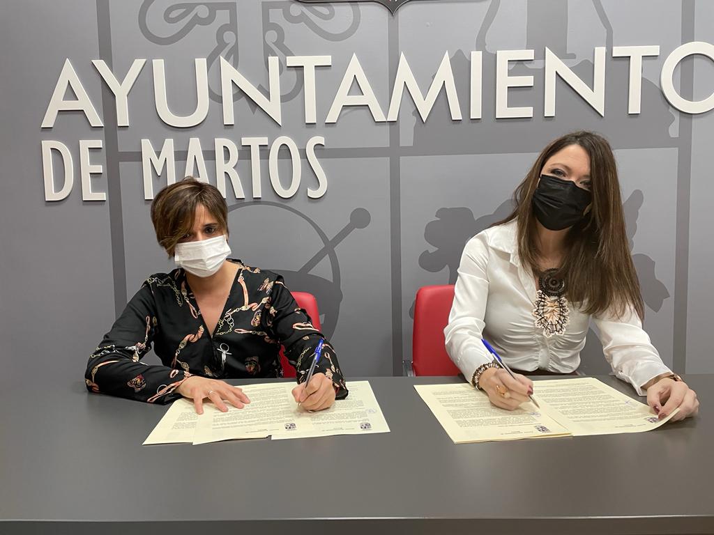 Renovado el convenio de colaboración entre ASEM y el Ayuntamiento de Martos