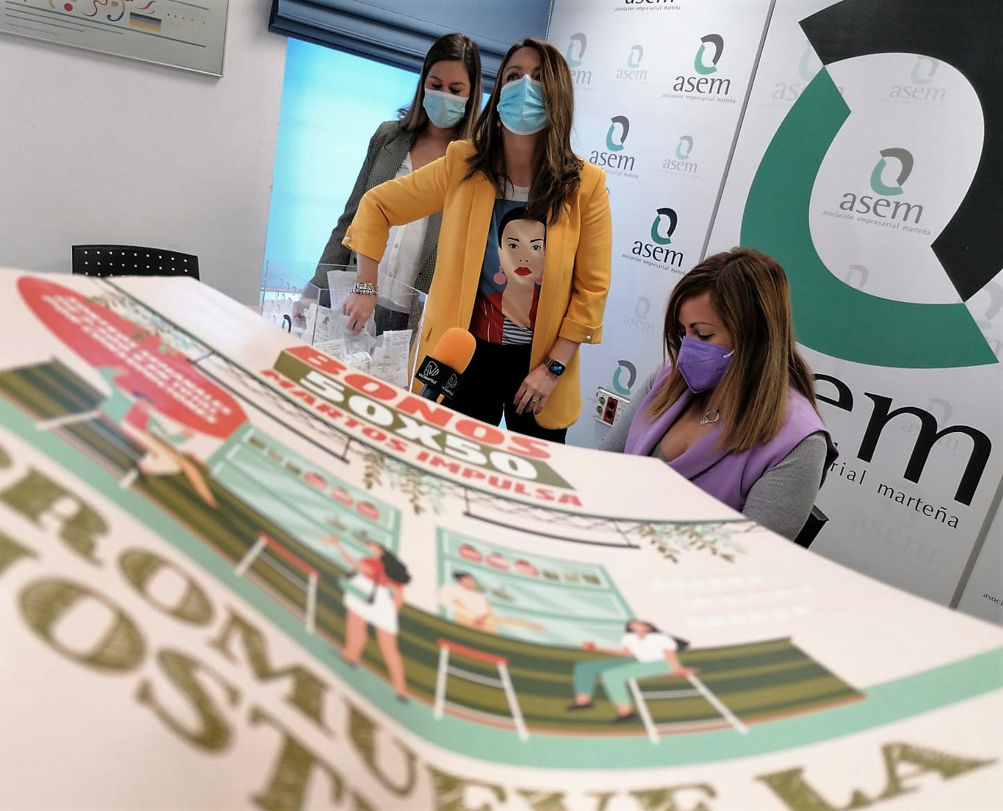 768 tickets participan en el XXV Sorteo de la Campaña Bonos 50x50, Martos Impulsa 