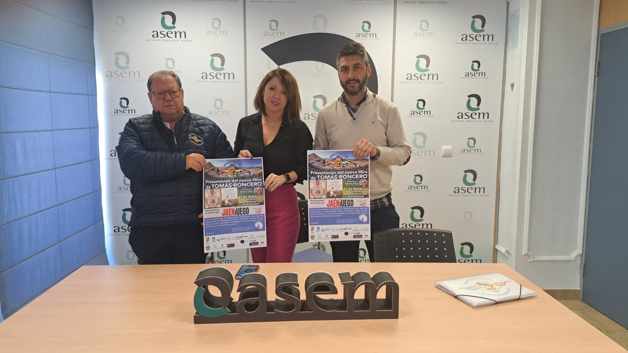 Apoyo de ASEM a la Peña Madridista Marteña “ La Quinta del Buitre”