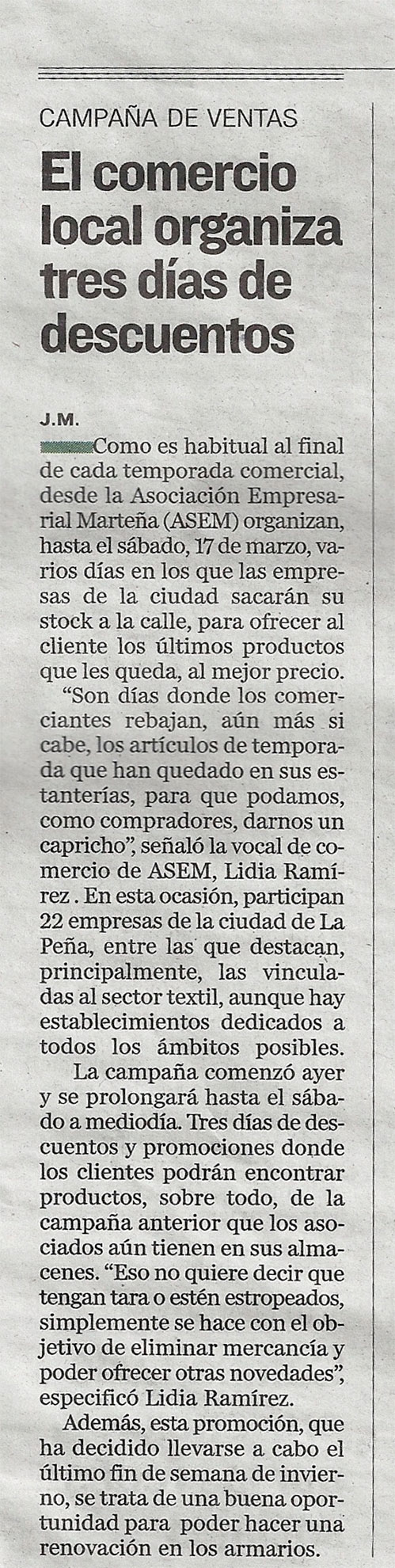 Diario Jaén 15 Marzo